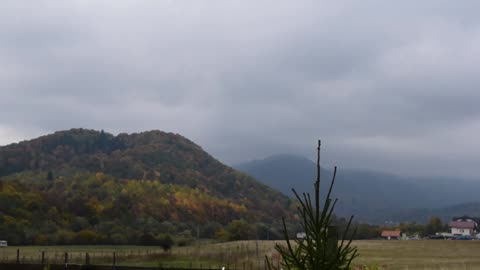 Timelapse Bucegi 35min in 11sec 18.10.2025