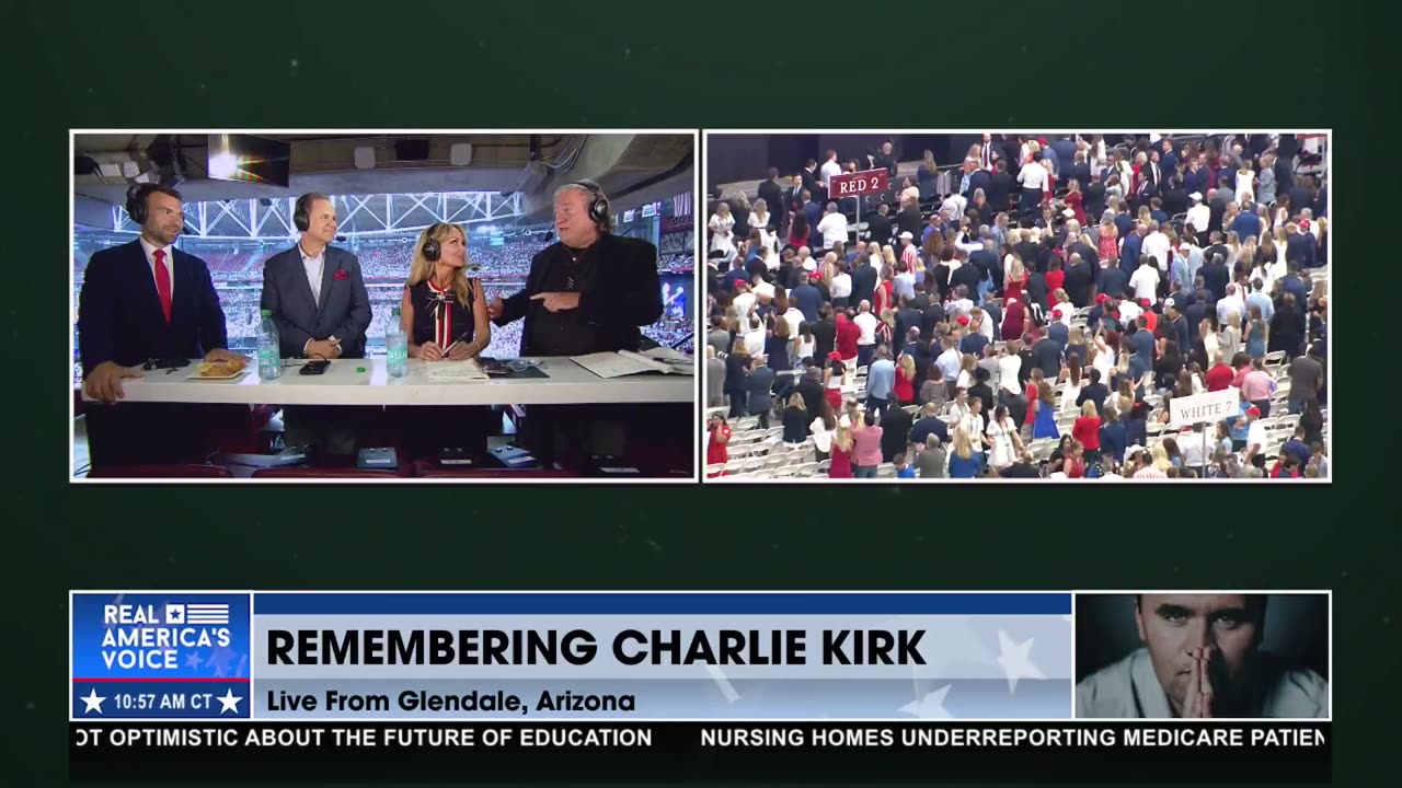 PEOPLE ARE FLYING FROM ALL OVER THE WORLD TO CELEBRATE THE LIFE OF CHARLIE KIRK