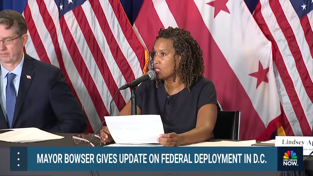 Bowser: Crime in D.C. has fallen but more ICE and National Guard 'has not worked'