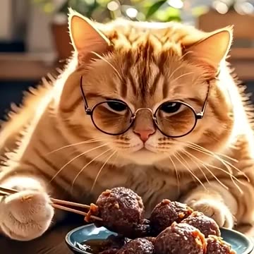 dinner time :) lool :) funny video cooking cat