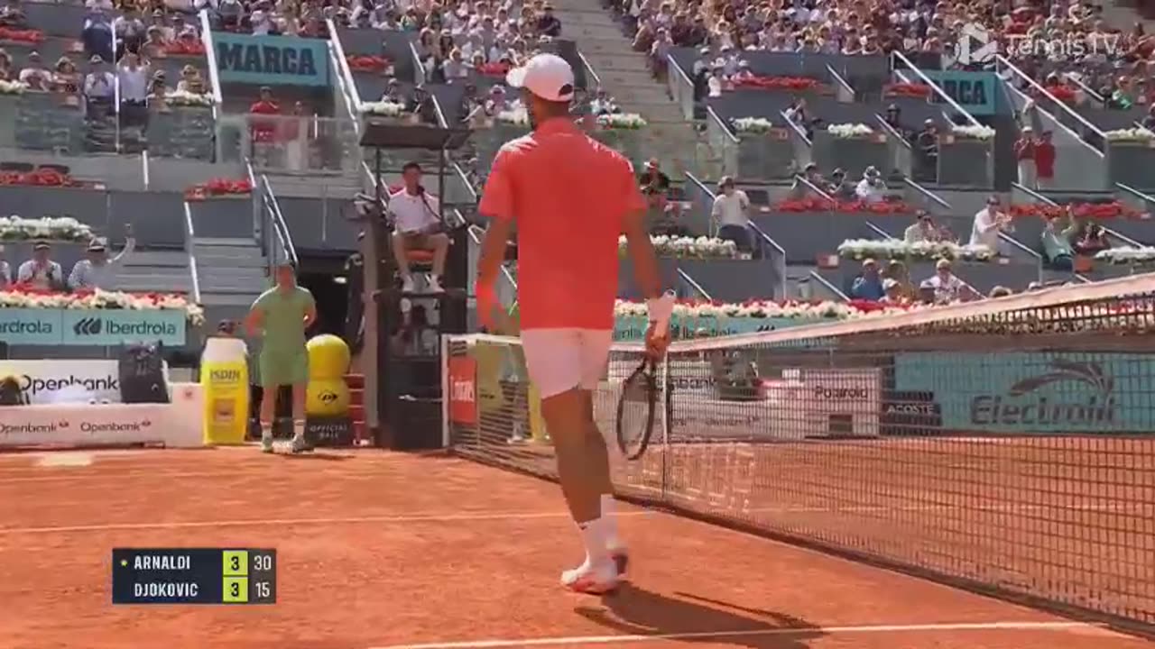 US Sports Tennis Feat. Novak Djokovic vs Matteo Arnaldi Match Highlights! Madrid 2025