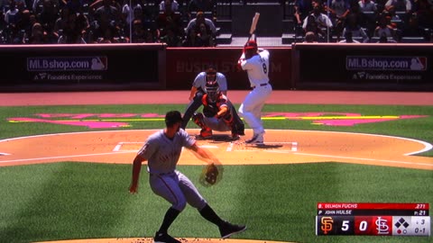 MLB The Show: San Francisco Giants vs St. Louis Cardinals (S15 G100)