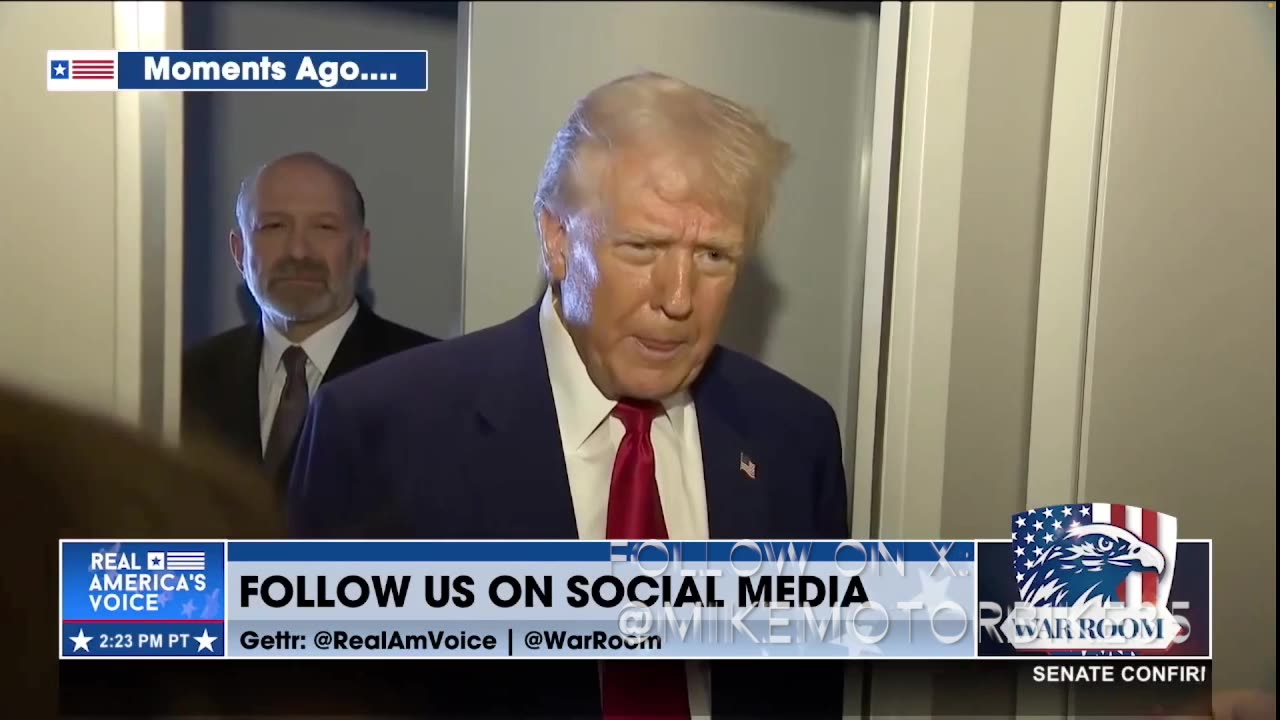 Air Force One Trump takes questions - Will Elon Musk leave DOGE and what's it future