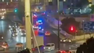 Israeli Prime Minister is being rushed to the government building in Jerusalem.