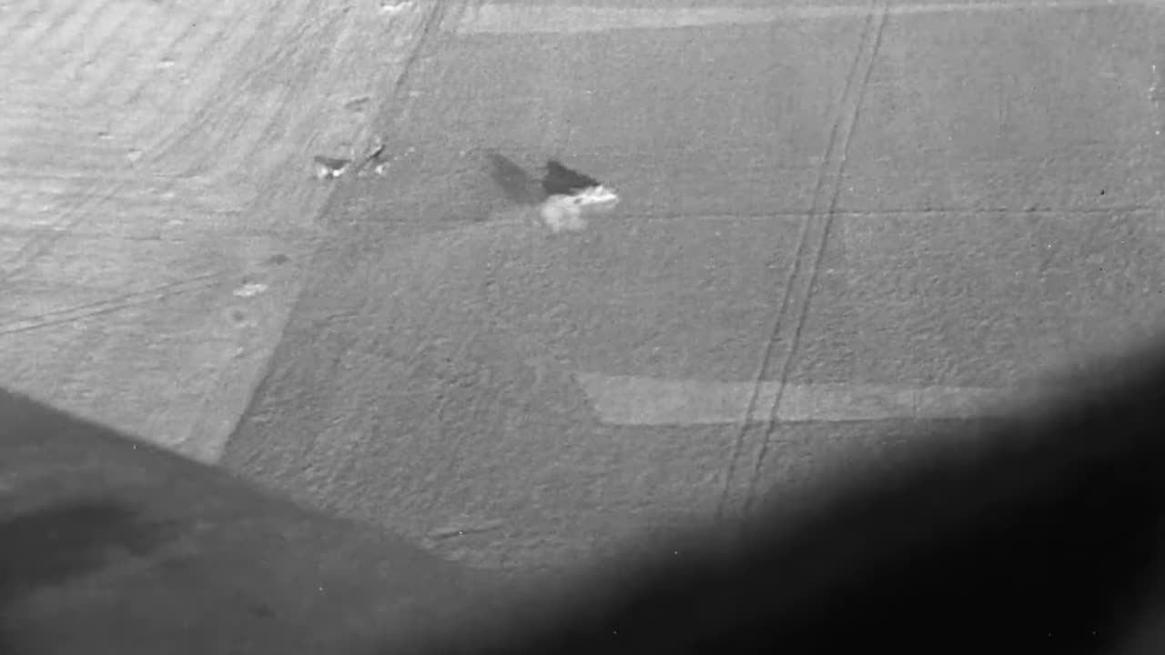 Ju 87 Stukas engage Soviet targets with bombs and cannon fire during the 2nd Battle of Kiev in 1943
