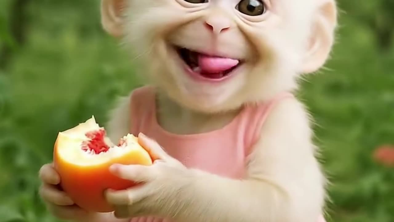 Little Funny Monkey
