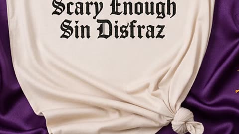 ¿Ya viste esta playera? Ni necesito disfraz para asustar #SinDisfraz #HalloweenLatino