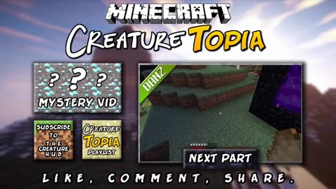 INTO THE NETHER - Minecraft: CreatureTopia Ep.8