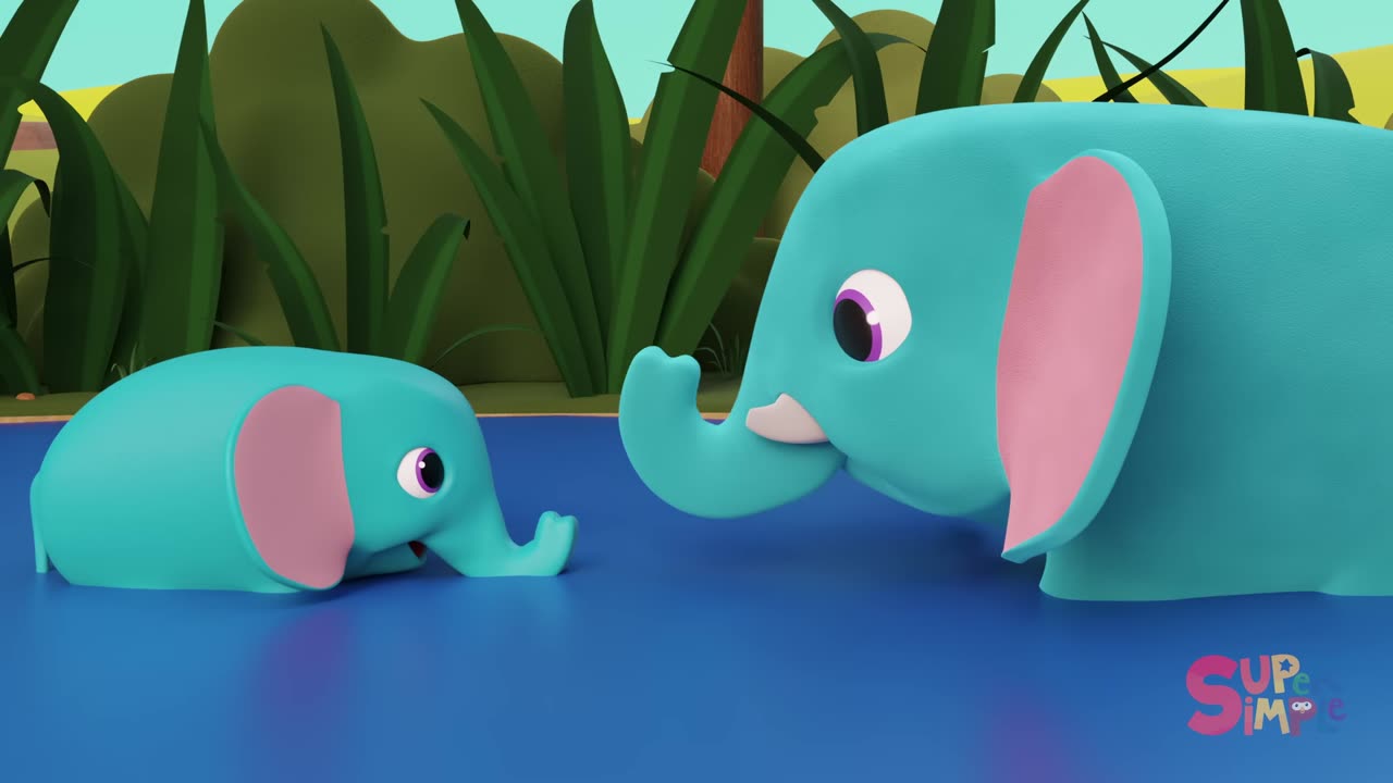 Baby Elephant 🐘 | Get Up And Move Song for Kids.