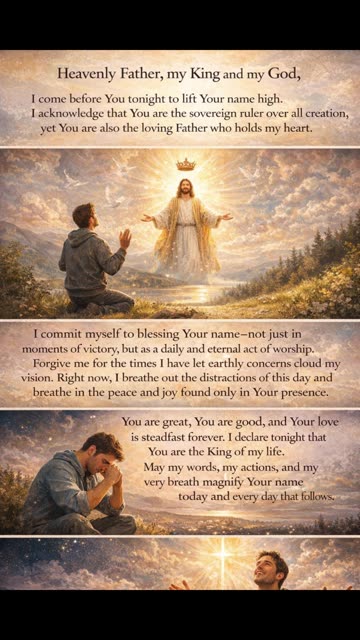 Declare God as King | Christian Prayer