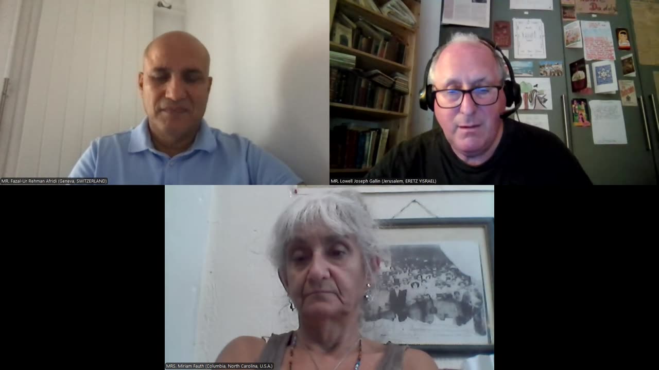 R&B Monthly Seminar: Jerusalem War Crimes Trials/R&B Pashtun-Israel Fellowship (Episode #45 -- Tuesday, August 26th, 2025)