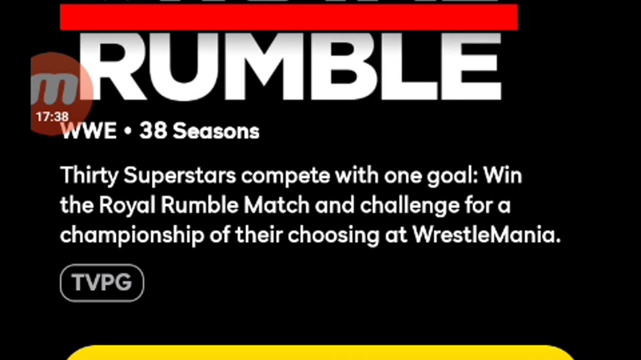 WWE Royal Rumble 2021