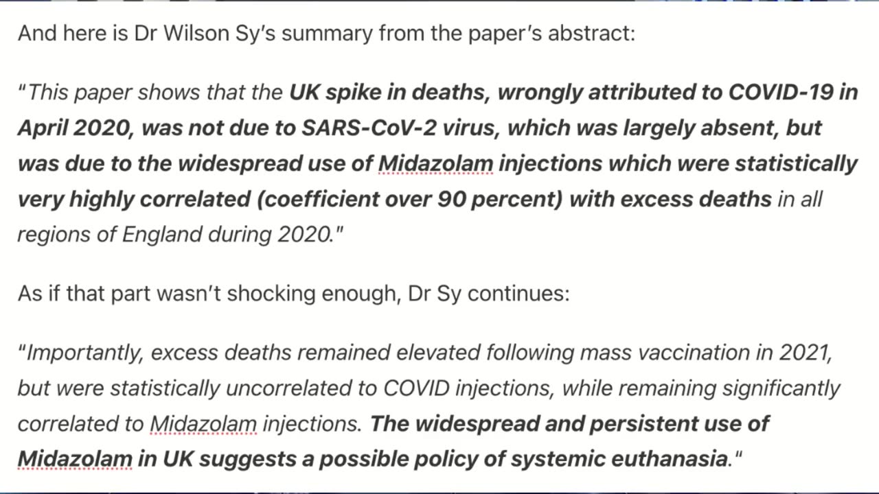 Medical Inquest into Midazolam-Death to Resume in August - 2025