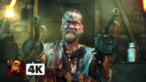 Sisu- Road to Revenge (2025) 4K - Brutal Train Slaughter _ Movieclips