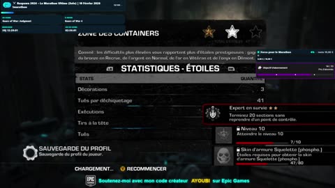 🔴 LIVE 24/7 | 100%🏆MARATHON Respawn 2026 – Gears of War: Judgment – JOUR 38| 10/100 #MULTISTREAM