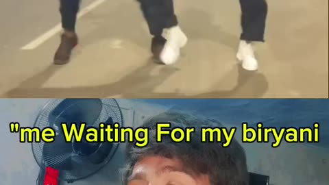 “Me Waiting For My Biryani 🍛