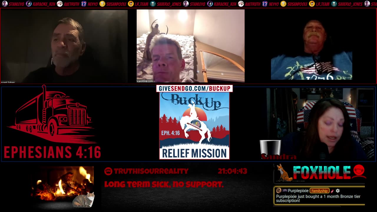 Vinnie, John J & Texas Red | Let's "Buck Up" & Talk About It | Sandra & Jaime' 9:00pm EST