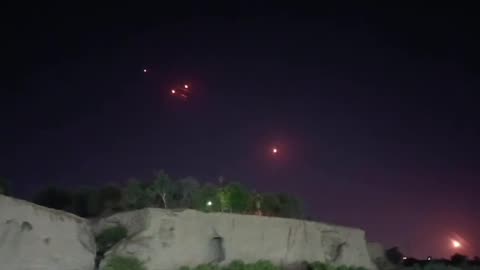 Launch of an Iranian Missile Salvo