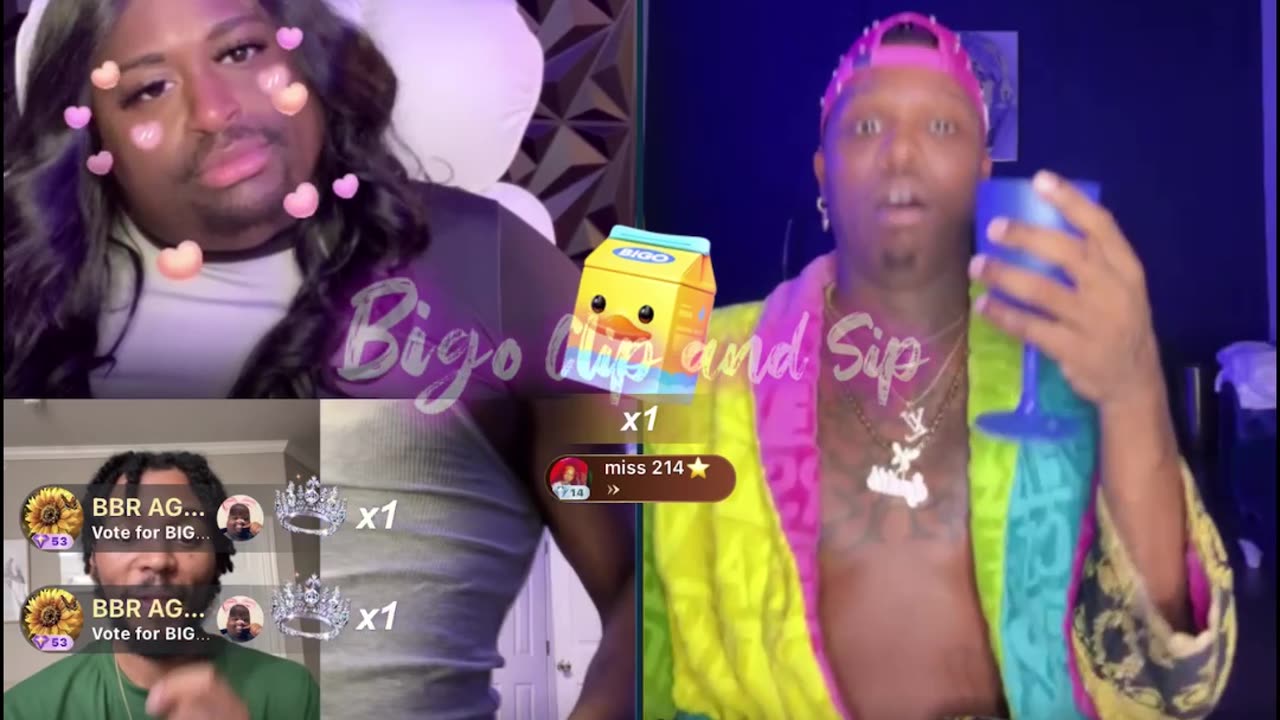 DreBaby n Supa say Bigo is using them for content w/Icon event 8/15/25 #bigoclipandsip