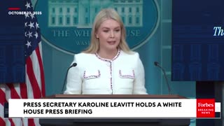 White House Press Secretary Karoline Leavitt Holds a Press