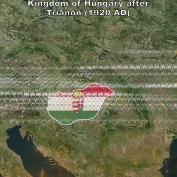 Kingdom of Hungary before Trianon (1914 AD) vs Kingdom of Hungary after Trianon (1920 AD)