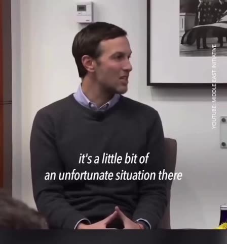 Kushner: "Gaza Could be very valuable waterfront property..."