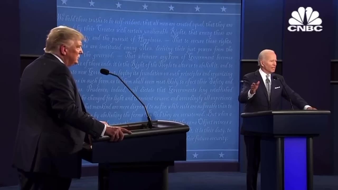 Flashback to the 2020 debates - Trump warned that Antifa was a radical Left-wing militant group