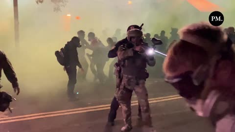 Feds Annihilate Antifa Militants With Teargas & Crowd Control Munitions at ICE Facility in Portland
