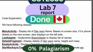 Student Work (lab) | CST2335 Lab 7 Report | Star Wars API App | Algonquin College