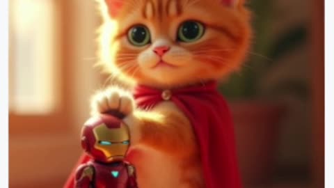 AI Cat Gingo Defeats All The Superheroes!!!