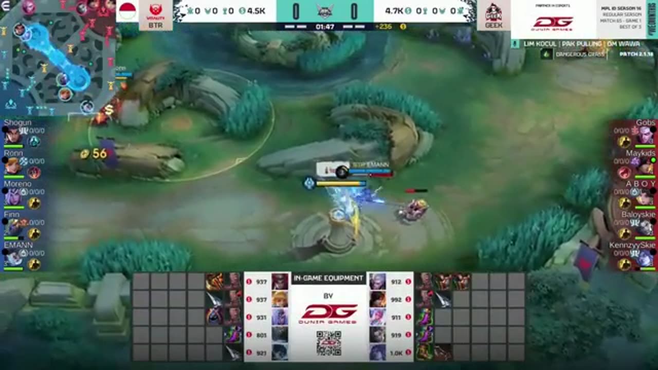 BIGETRON BY VITALITY vs GEEK FAM ID | Regular Season Week 9 Day 1 | Game 1 | #MPLIDS16 PART 4