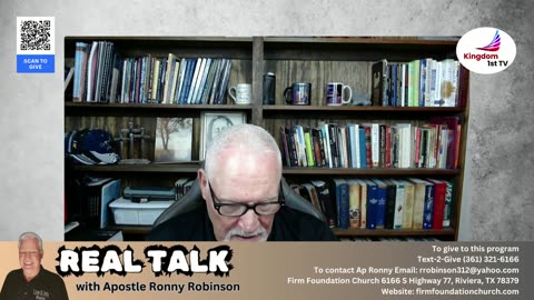 Real Talk about Real Life! | Real Talk with Ronny Robinson