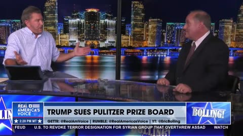 TRUMP SUES THE PULITZER BOARD
