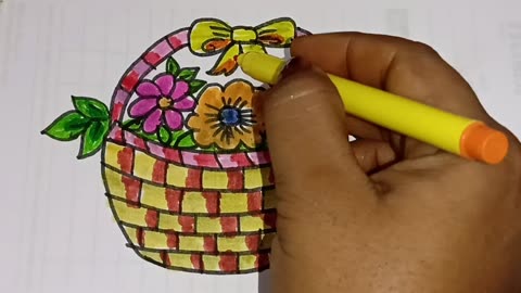 How to Draw a Fruit Basket | Easy Drawing Tutorial for Beginners Fruit Basket Drawing Step by Step