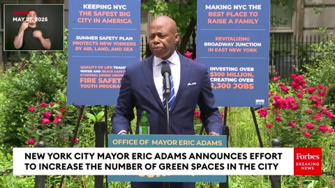 NYC Mayor Eric Adams Asked To Send A Message To Migrants In The City After ICE Deportations