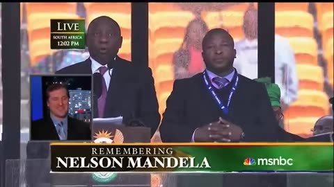 Sign Language Interpreter Translates Mandela Memorial Impostor's Signs