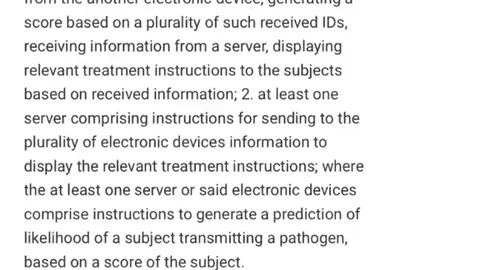 PFIZER 2021 Patent Application For Tracking Injected Humans *4min