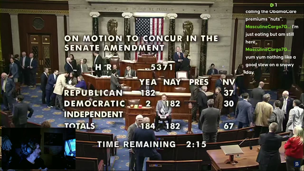 The House VOTES to RE-OPEN