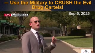 Stephen Miller DROPS THE MIC — “Use the Military to CRUSH the Evil Drug Cartels!” 🔥🇺🇸