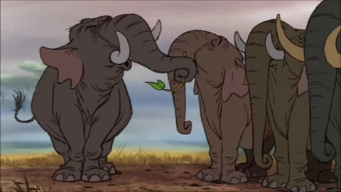 Disney:The Jungle Book clip 1 butt slap scene