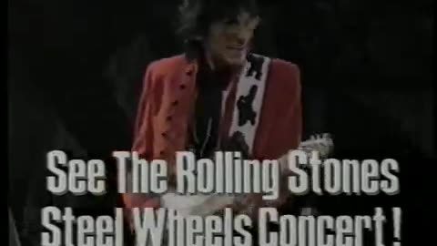 May 14, 1990 - Much Music Promo for Rolling Stones 3D Concert