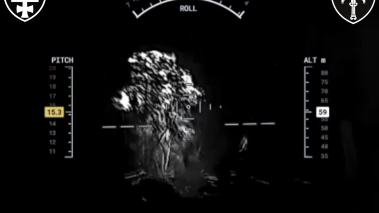 Dropping Anti-Tank Mines Onto Russian Firebase Overnight