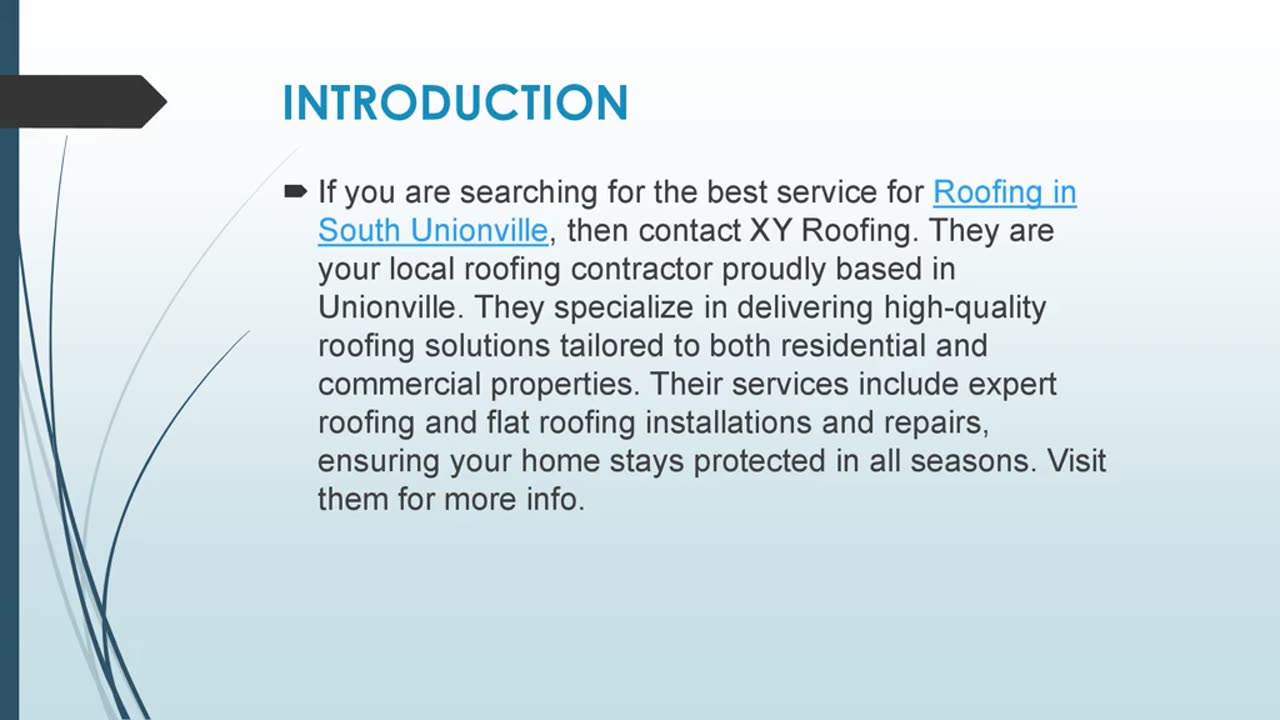 Best Roofing in South Unionville