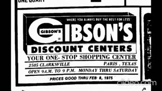 VINTAGE PARIS, TEXAS STORES YOU FORGOT