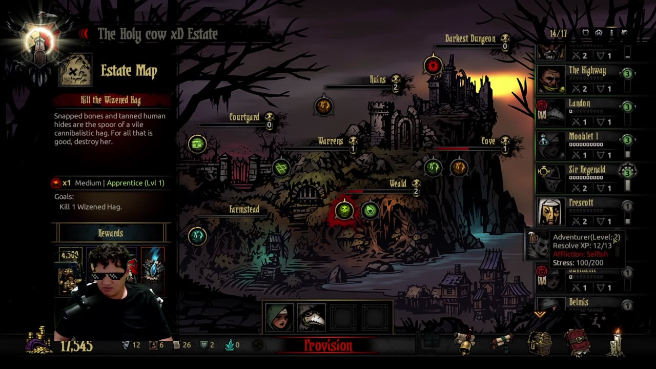 Darkest Dungeon I survived okinawa can I survive stress lvl 3 (8(