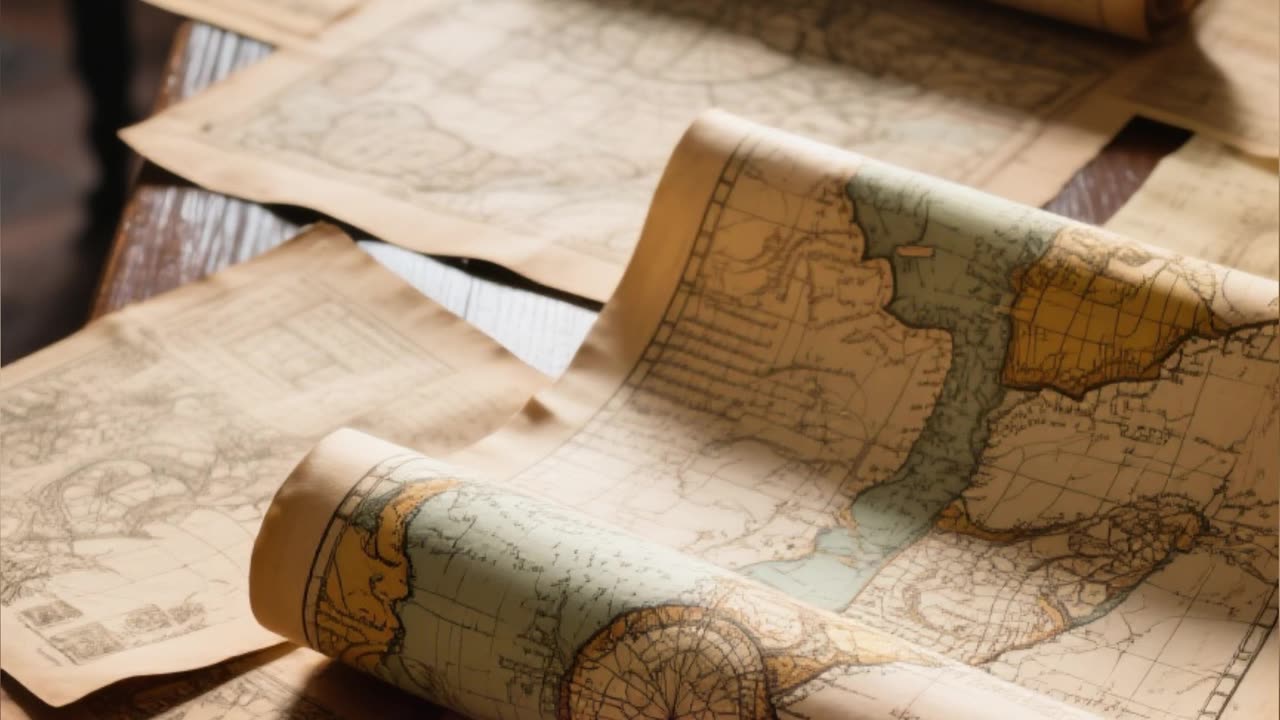 Cartes anciennes et anomalies temporelles in French