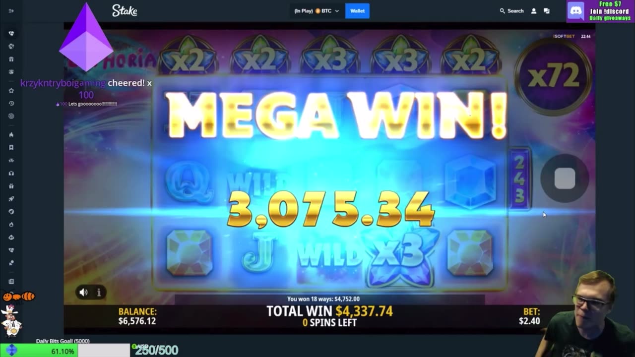 EUPHORIA SLOT MASSIVE WIN!