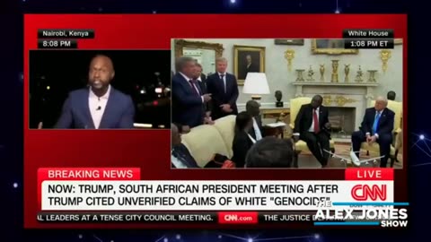 Ramaphosa Calls Fleeing Whites Cowards - Alex Jones