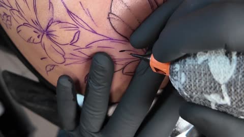 Arm Flower TATTOO