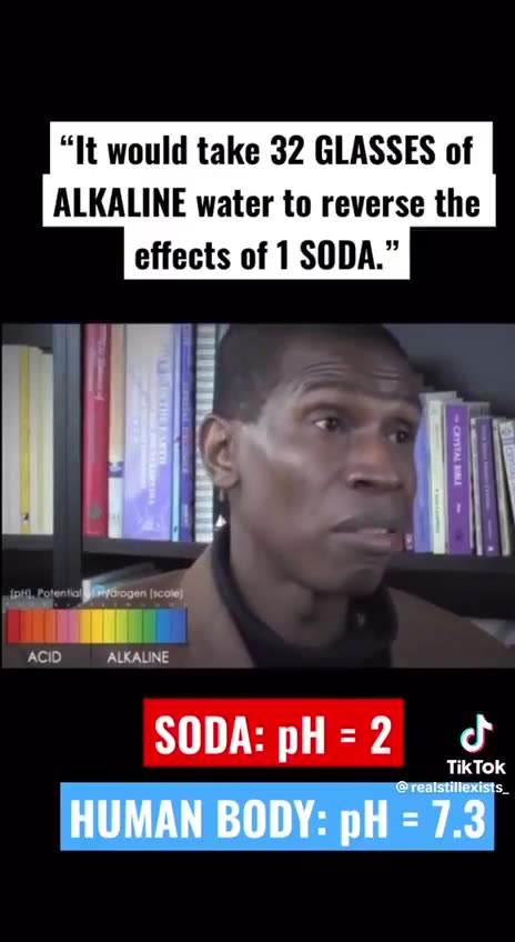 ⛔️It takes 32 glasses of detox to undo the damage done by one soda can...